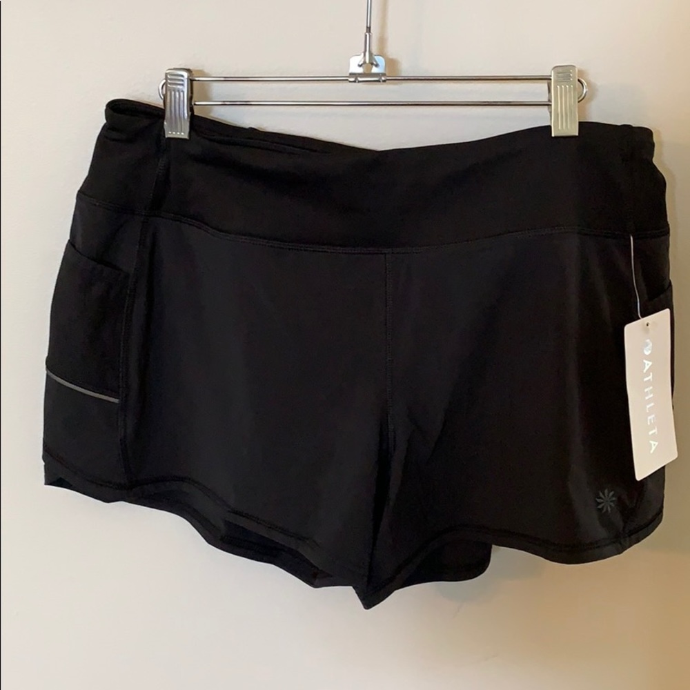 Athleta Ready Set Go black medium NWT